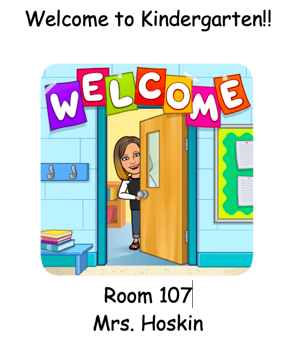 Welcome to Kindergarten